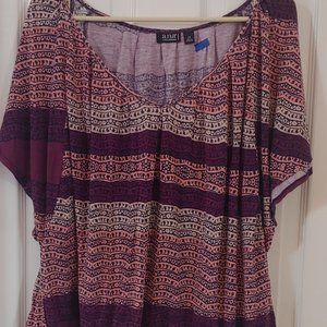 a.n.a. scoop neck knit top